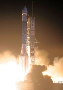 Delta II z satelitą bloku IIR(M) w sierpniu 2009 roku